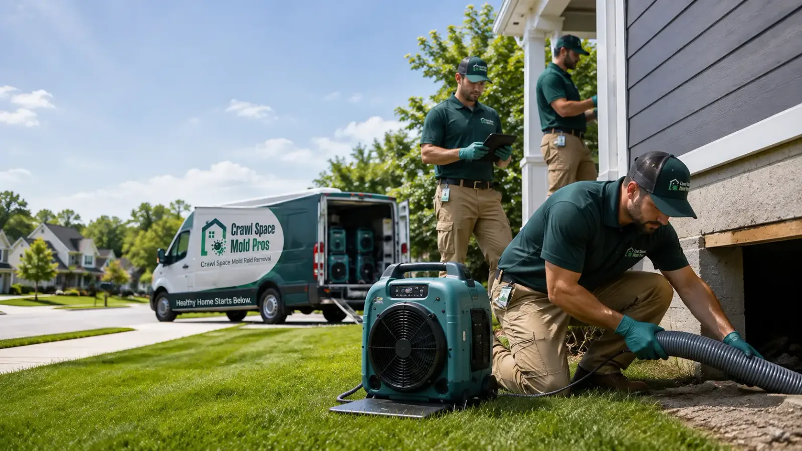 Crawl Space Mold Removal in Salem, CT
